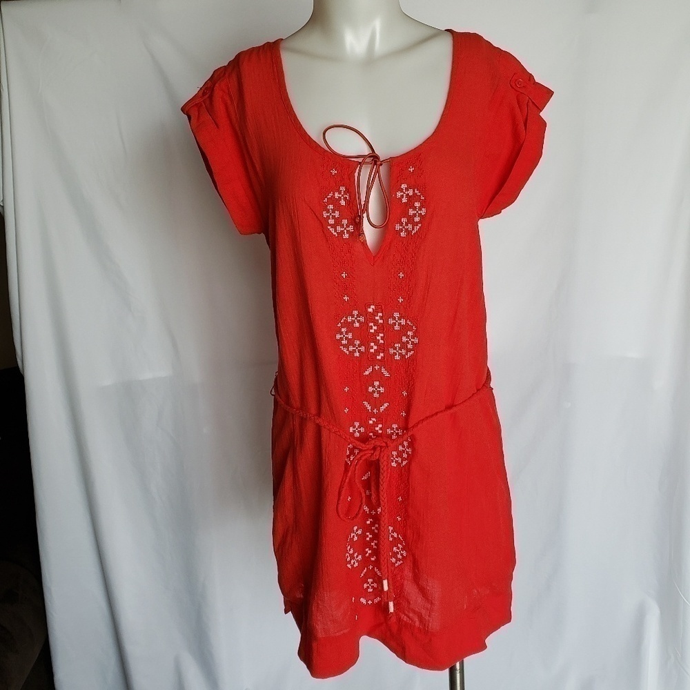 AMERICAN Eagle Outfitters Embroidered Tunic Dress
